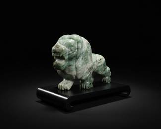 Carved Foo Dog Figurine