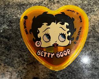 Betty Boop Heart-Shaped Pencil Sharpener