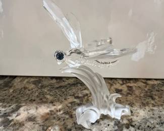 Swarovski Crystal Dragonfly Figurine #190264
