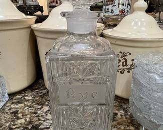 Crystal "Rye" Decanter
