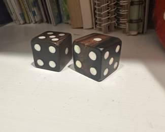 Large Wooden Dice Decor Set