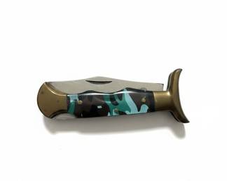 Buck Folding Knife with Camouflage Handle