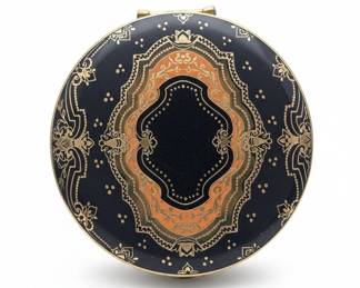 Vintage Decorative Compact with Mirror