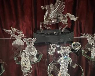 Swarovski Crystal Figurines Collection - Including Pegasus and Animals