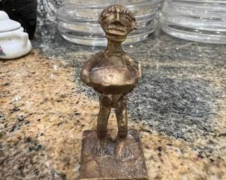 Bronze Akan Gold Weight Figure