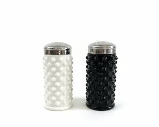Fenton Hobnail Milk Glass Salt and Pepper Shakers