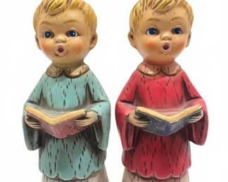 Vintage Choir Boy Figurines (Pair) - Made in Japan