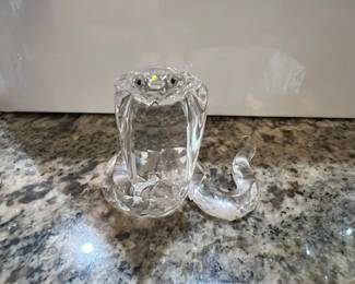 Swarovski Crystal Cobra Snake Figurine 243979