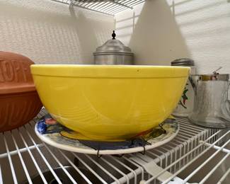 Yellow Pyrex Mixing Bowl