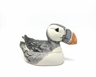 Puffin Trinket Box by Cockatoo Creations