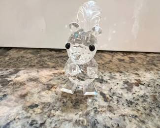 Swarovski Crystal Squirrel Figurine, Retired