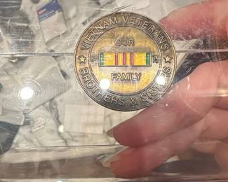 Vietnam Veterans Brothers & Sisters "Our Family" Challenge Coin