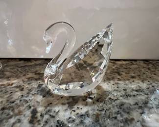 Swarovski Crystal Swan Figurine