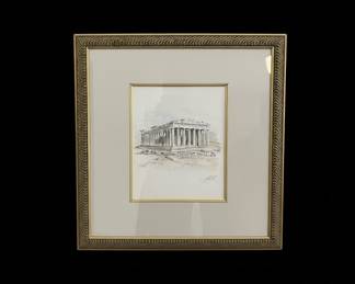Parthenon Architectural Sketch