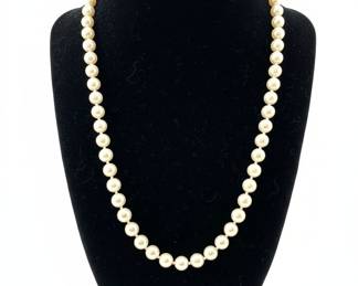 14k Gold Cultured Pearl Necklace
