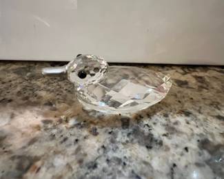 Swarovski Crystal Mallard Duck Figurine
