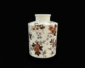 Vintage Floral Ceramic Bud Vase