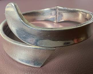 Villasana Sterling Silver Bangle Bracelet
