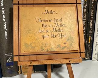 Mother's Day Wooden Easel with Poem