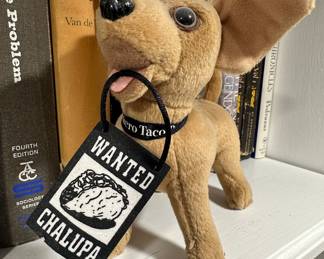 Taco Bell "Wanted Chalupa" Chihuahua Plush Toy