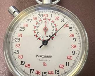 Wakmann 7 Jewels 1/10th Second Stopwatch