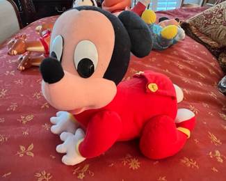 Disney Mickey Mouse "Touch 'n Crawl" Baby Plush Toy