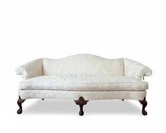 Hickory Chair "Historical James River Plantations" Sofa with Claw and Ball Feet