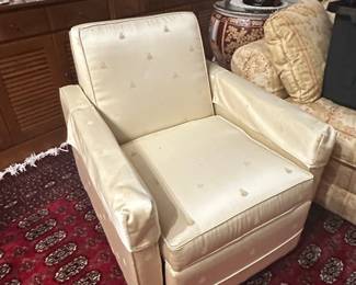 Vintage Upholstered Armchair
