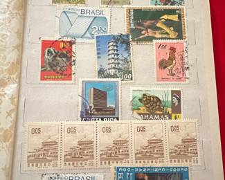 Assorted International Postage Stamps