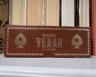 Marlboro Texan No. 45 Poker Cards Box with 2 Decks