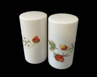 Wedgwood Wild Strawberry Salt and Pepper Shakers
