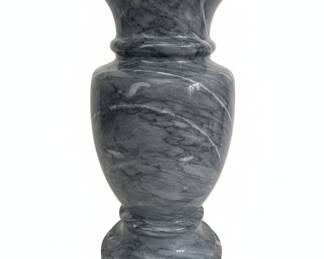 Gray Marble Urn Vase
