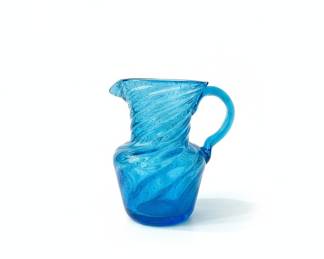 Small Blown Glass Pitcher - Blenko Style