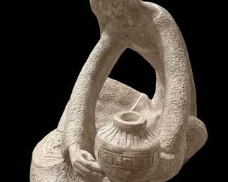 Austin Productions "La Olla De La Vida" Terracotta Sculpture