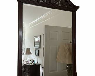 Ethan Allen Georgian Court Chippendale Style Mahogany Mirror