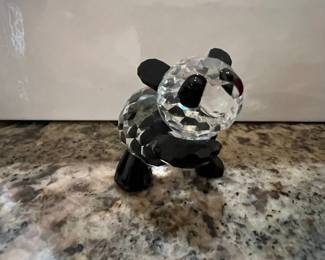 Swarovski Crystal Panda Mother and Baby Figurine #5063690