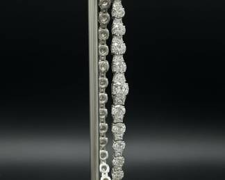 Sterling Silver Cubic Zirconia Tennis Bracelet