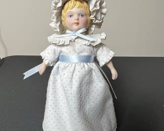 Avon Porcelain Doll in Victorian-style Dress