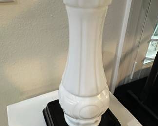 Westmoreland Paneled Grape Milk Glass Vase Assortment