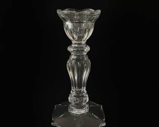 Baccarat Bambous Crystal Candlesticks