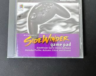 Microsoft Sidewinder Game Pad Software CD