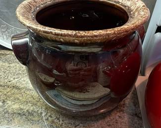 Hull Brown Drip Oven Proof Bean Pot