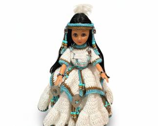 Vintage Fibre Craft Native American Inspired Doll