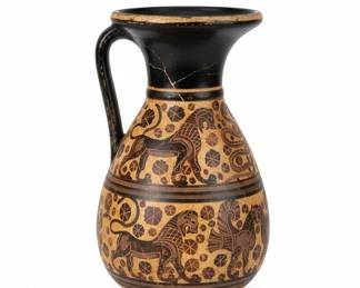 Ancient Greek Black-Figure Olpe