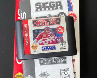 NFL '95 Sega Genesis Video Game