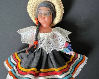 Colombian Folklorico Dancer Doll