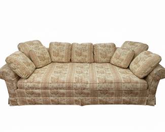Heritage Distinctive Upholstery Sofa with Toile Pattern