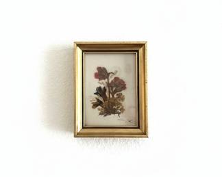 Framed Pressed Flowers