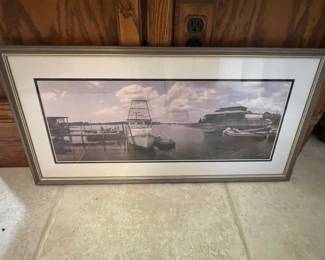 Cedar Key Florida Panoramic Photograph