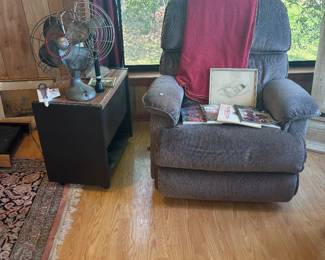 Vintage fans/ recliner